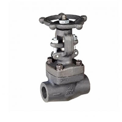 Válvula cortina acero carbón roscada